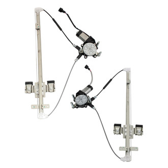 TRQ® - Rear Driver and Passenger Side Window Regulator Kit