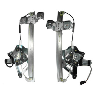 TRQ® - Front Driver and Passenger Side Power Window Regulator and Motor Assembly