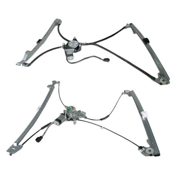 TRQ® - Front Driver and Passenger Side Power Window Regulator and Motor Assembly