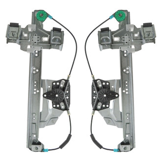 TRQ® - Rear Driver and Passenger Side Power Window Regulator without Motor