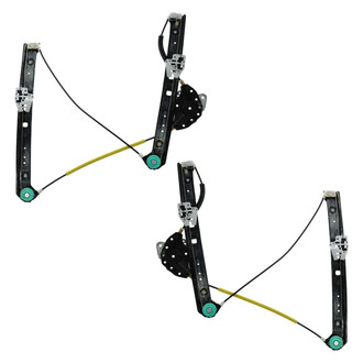 TRQ® - Front Driver and Passenger Side Power Window Regulator without Motor
