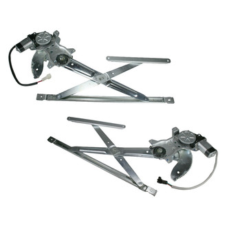 TRQ® - Front Driver and Passenger Side Power Window Regulator and Motor Assembly