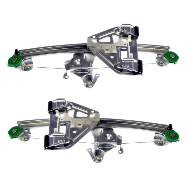 TRQ® - Rear Driver and Passenger Side Power Window Regulator without Motor
