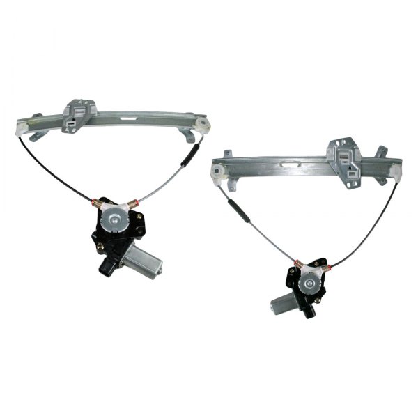 TRQ® - Driver and Passenger Side Power Window Regulator and Motor Assembly