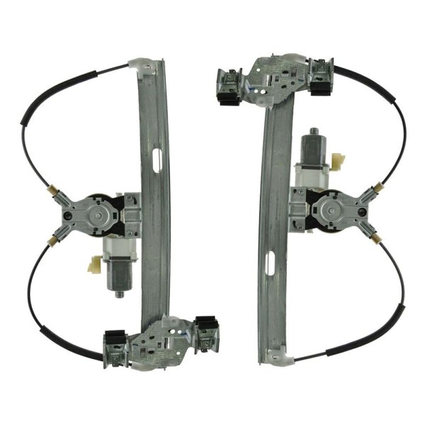 TRQ® - Rear Driver and Passenger Side Power Window Regulator and Motor Assembly