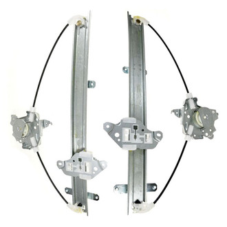 TRQ® - Front Driver and Passenger Side Power Window Regulator without Motor