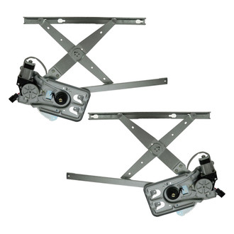 TRQ® - Front Driver and Passenger Side Power Window Regulator and Motor Assembly