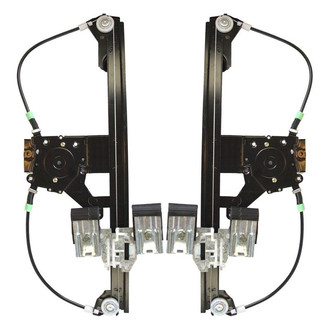 TRQ® - Rear Driver and Passenger Side Power Window Regulator without Motor