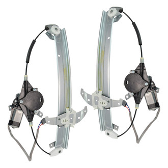 TRQ® - Front Driver and Passenger Side Power Window Regulator and Motor Assembly