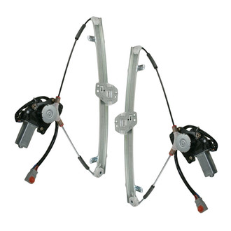 TRQ® - Front Driver and Passenger Side Power Window Regulator and Motor Assembly