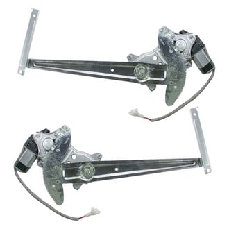 TRQ® - Driver and Passenger Side Power Window Regulator and Motor Assembly
