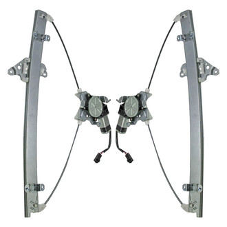 TRQ® - Front Driver and Passenger Side Power Window Regulator and Motor Assembly