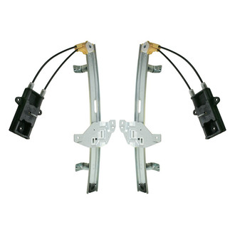 TRQ® - Rear Driver and Passenger Side Power Window Regulator without Motor