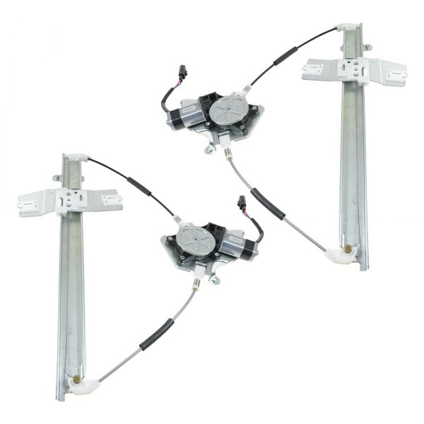 TRQ® - Front Driver and Passenger Side Power Window Regulator and Motor Assembly