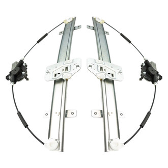 TRQ® - Front Driver and Passenger Side Power Window Regulator and Motor Assembly