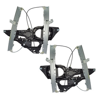 TRQ® - Front Driver and Passenger Side Power Window Regulator without Motor