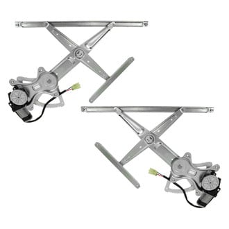 TRQ® - Front or Rear Driver and Passenger Side Power Window Regulator and Motor Assembly