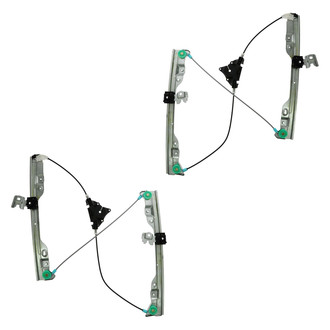 TRQ® - Front Driver and Passenger Side Power Window Regulator without Motor