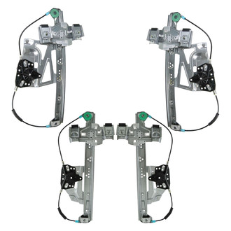 TRQ® - Rear Driver and Passenger Side Power Window Regulator without Motor