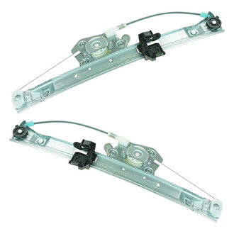 TRQ® - Rear Driver and Passenger Side Power Window Regulator without Motor