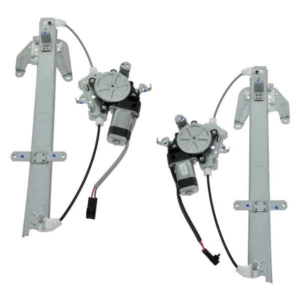 TRQ® - Rear Driver and Passenger Side Power Window Regulator and Motor Assembly