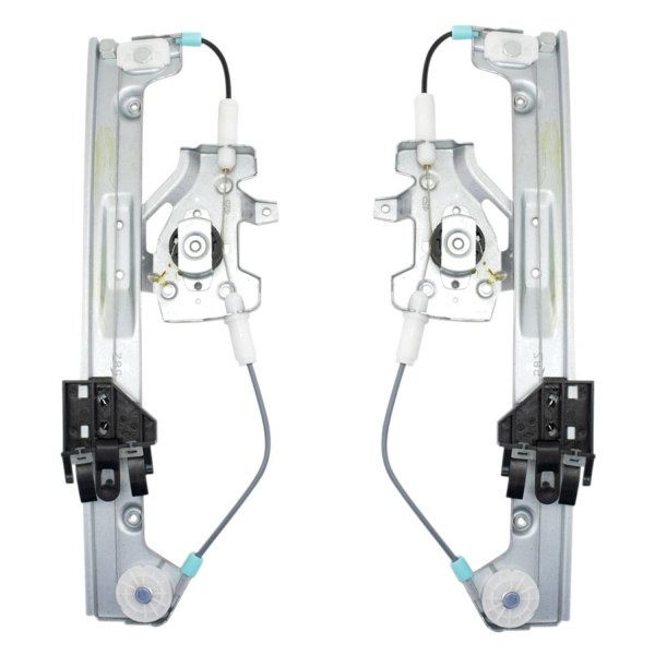 TRQ® - Rear Driver and Passenger Side Power Window Regulator without Motor