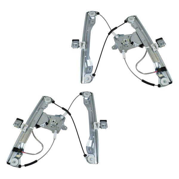 TRQ® - Front Driver and Passenger Side Power Window Regulator and Motor Assembly