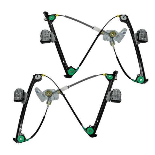 TRQ® - Driver and Passenger Side Power Window Regulator without Motor