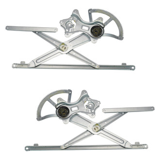 TRQ® - Front Driver and Passenger Side Power Window Regulator without Motor