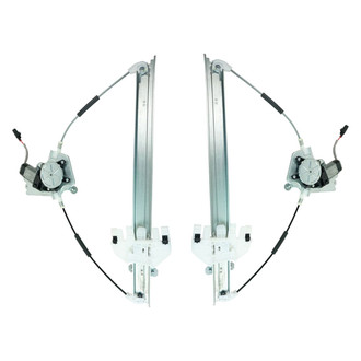 TRQ® - Front Driver and Passenger Side Power Window Regulator and Motor Assembly
