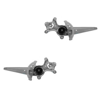 TRQ® - Rear Driver and Passenger Side Power Window Regulator without Motor