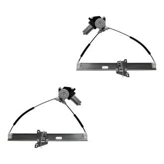 TRQ® - Front Driver and Passenger Side Power Window Regulator and Motor Assembly