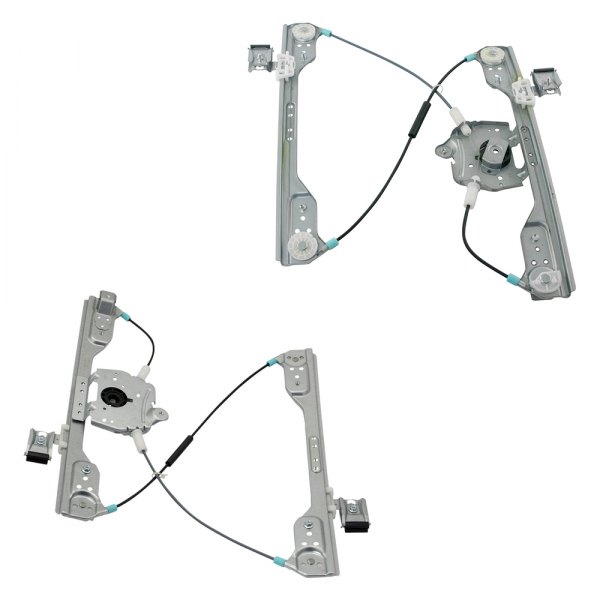 TRQ® - Front Driver and Passenger Side Power Window Regulator without Motor