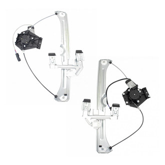 TRQ® - Front Driver and Passenger Side Power Window Regulator without Motor