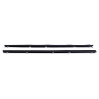 TRQ® - Outer Driver and Passenger Side Door Window Belt Weatherstrip Kit