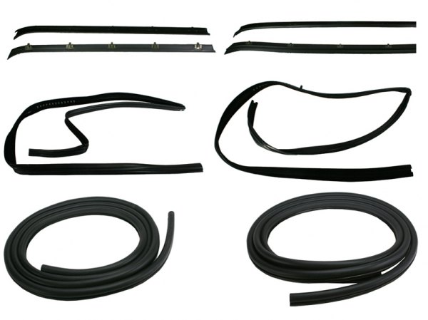 TRQ® - Front Driver and Passenger Side Door Seal Kit