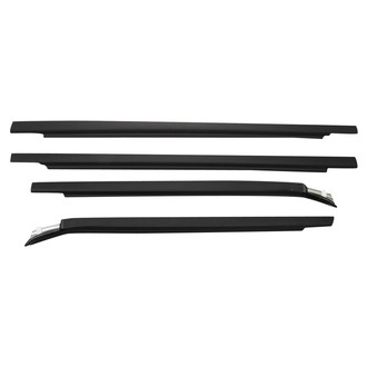 TRQ® - Front and Rear Outer Door Window Belt Weatherstrip Kit