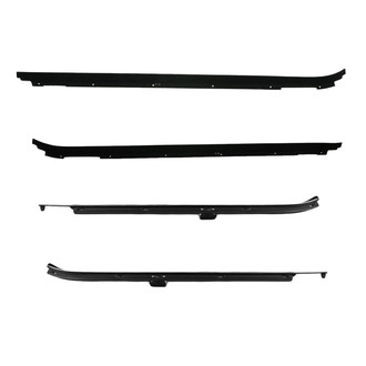 TRQ® - Front Inner and Outer Driver and Passenger Side Door Window Belt Weatherstrip Kit
