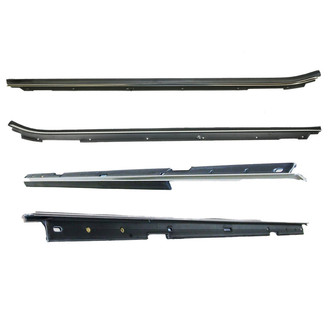 TRQ® - Front and Rear Inner and Outer Door Window Belt Weatherstrip Kit