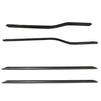 TRQ® - Front and Rear Inner and Outer Door Window Belt Weatherstrip Kit