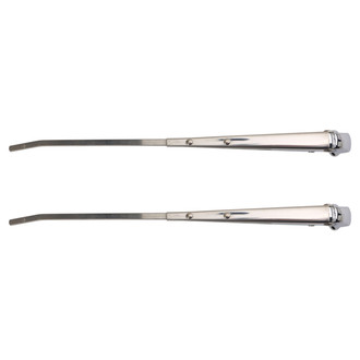 TRQ® - Driver and Passenger Side Windshield Wiper Arm Set