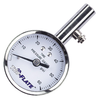 Tru-Flate® - 10 to 60 psi Professional Dial Tire Pressure Gauge