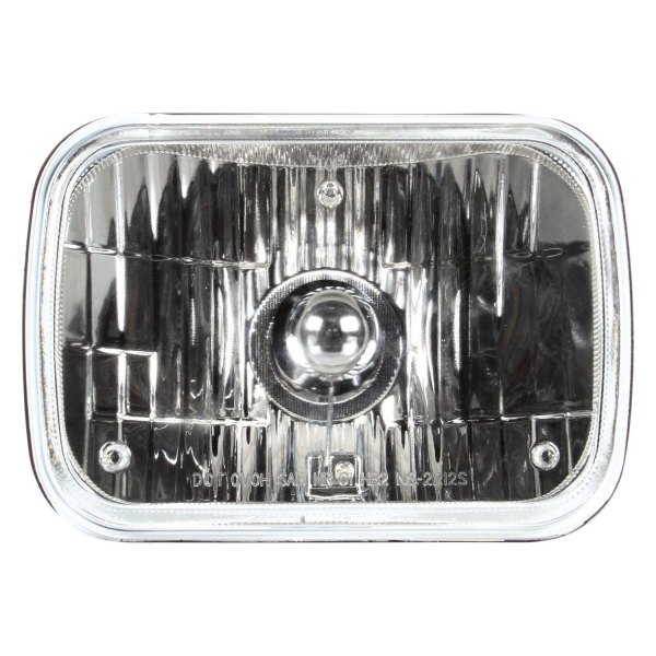 Truck-Lite® - 7x6" Rectangular Chrome Euro Headlight