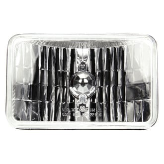 Truck-Lite® 27010 - 4x6" Rectangular Chrome Crystal Headlight (H4656, 165mm)