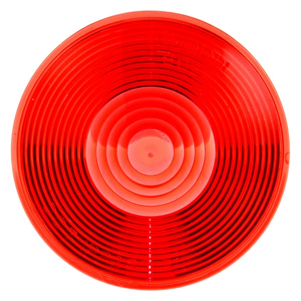 Truck-Lite® - Signal-Stat Series 4" Snap-Fit Red Round Snap-Fit Mount Lens