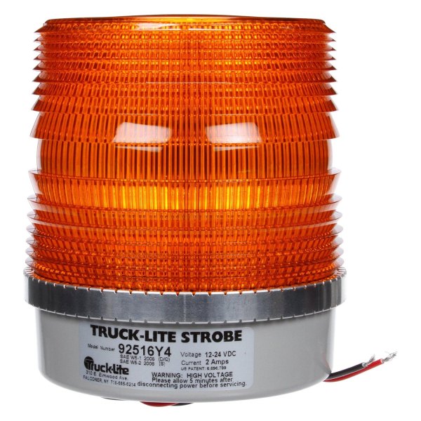 Truck-Lite® - Permanent Mount Medium Profile Gas Discharge Yellow Gas Discharge Beacon Light