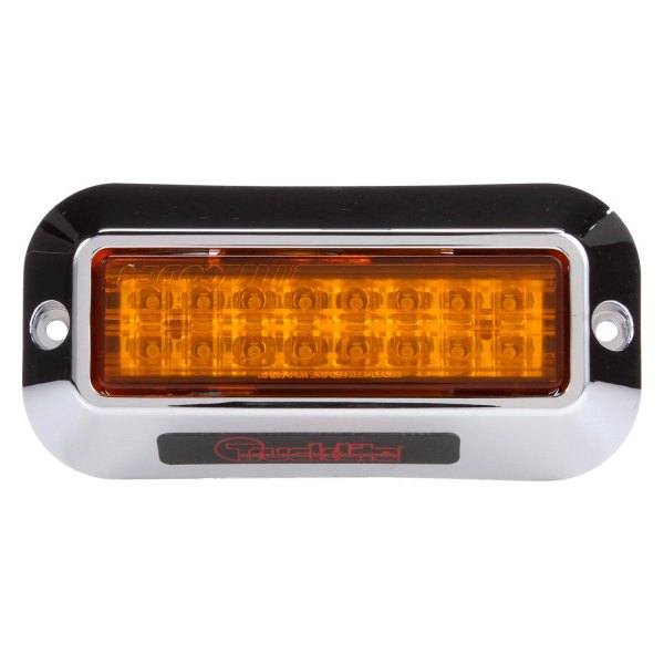 Truck-Lite® - Silver 3-Screw Bracket Mount Yellow LED Strobe Light