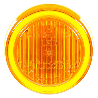 Truck-Lite® - 10 Series 2.5" Yellow Round Grommet Mount LED Clearance Marker Light