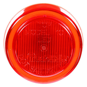 Truck-Lite® - 10 Series 2.5" Sealed Red Round Grommet Mount LED Clearance Marker Light