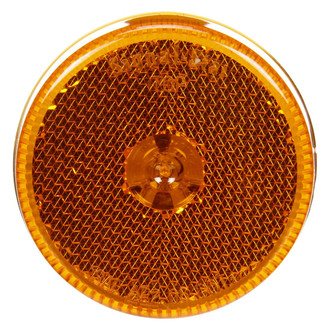 Truck-Lite® - Signal-Stat Series 2.5" Reflectorized Yellow Round Grommet Mount LED Clearance Marker Light
